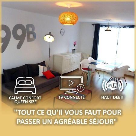 Le 99B Modern Apartment Queen Size Bed Connected Tv Hallennes-lez-Haubourdin Ngoại thất bức ảnh